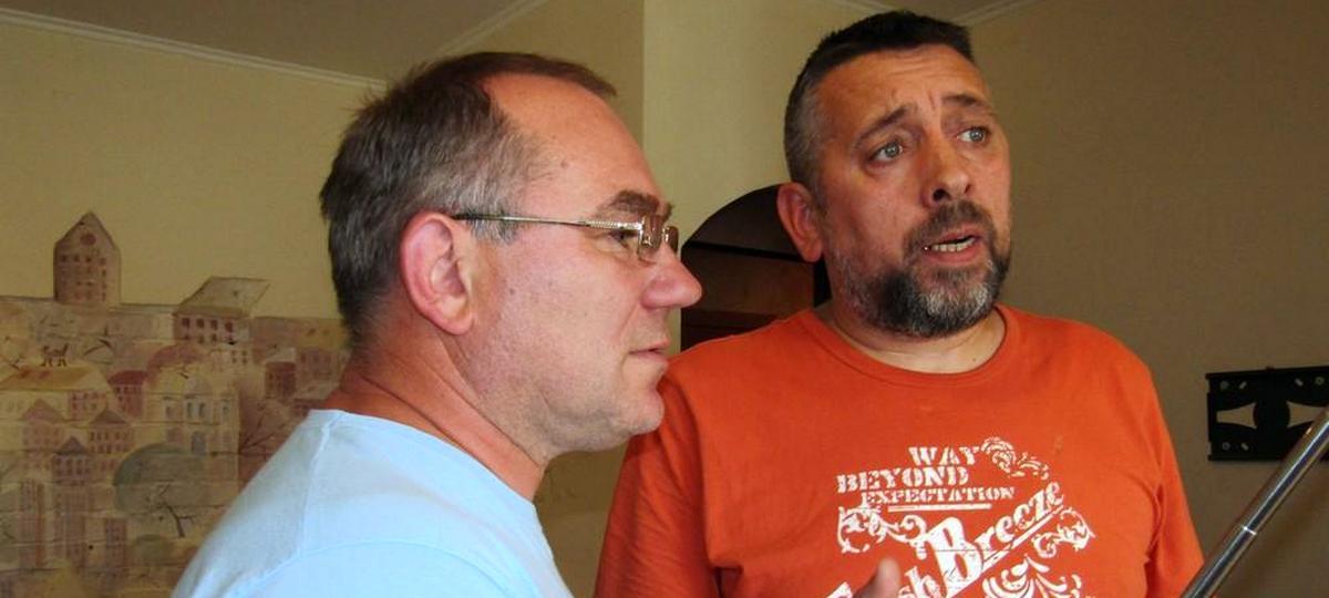 Блогеры Александр Кабанов и Сергей Петрухин. Фото: , "Брестская газета"