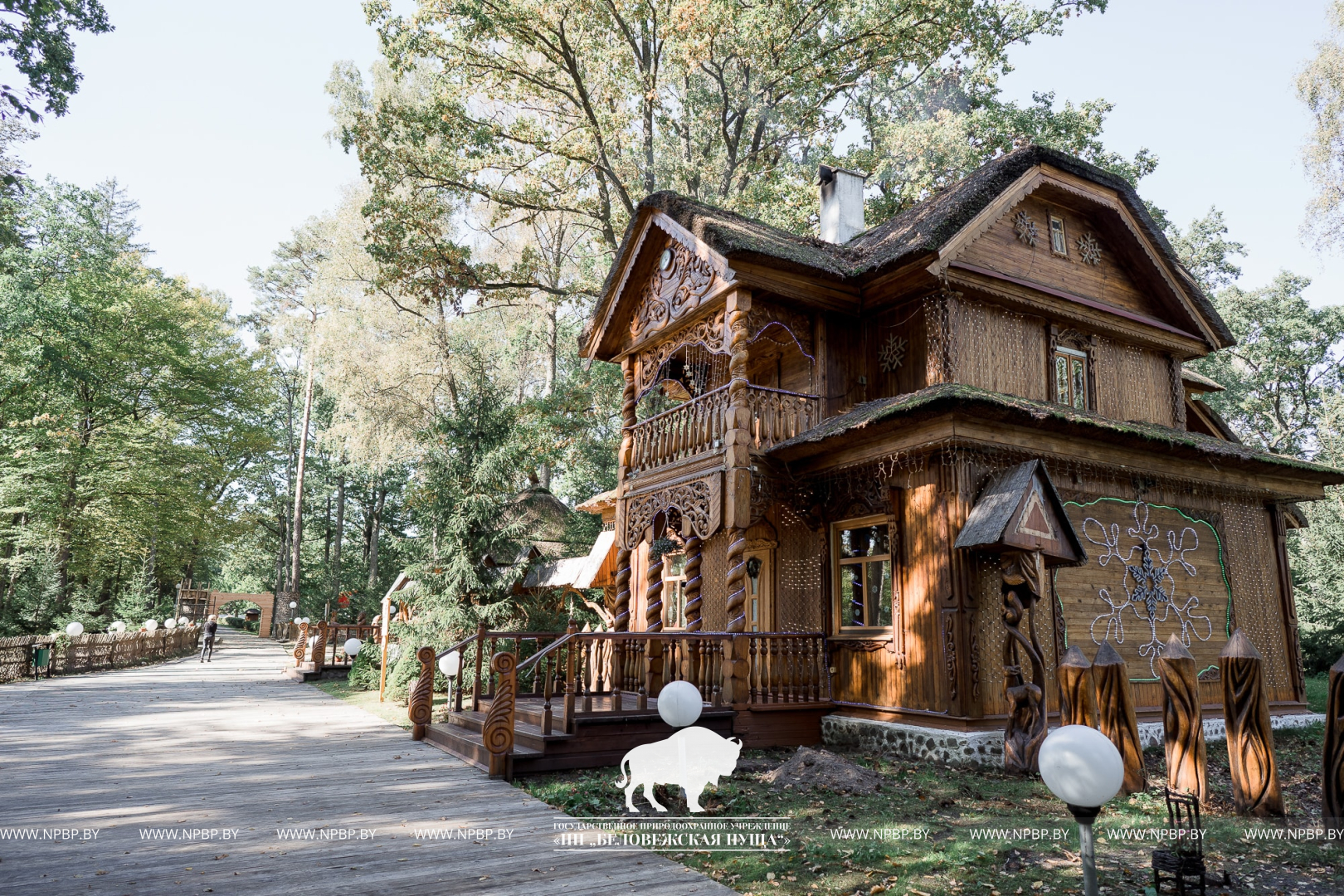 Поместье Деда Мороза в Беловежской пуще. Фото: npbp.by.