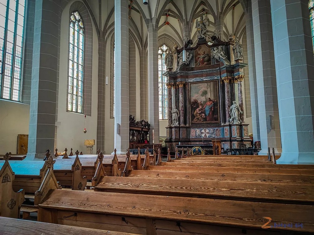Внутри собора святого Петра в Баутцене. Фото: zbierajsie.pl