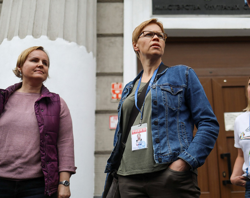 Людміла Чэкіна і Марына Золатава.