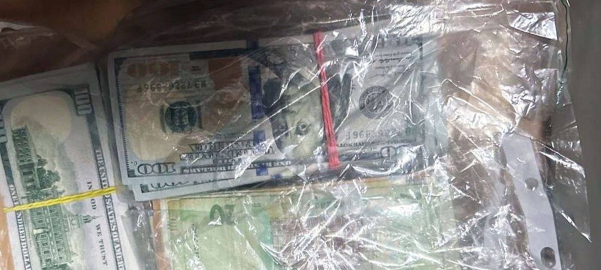 Деньги, которые пытался вывезти из Бреста в Польшу украинец. Фото: ГТК