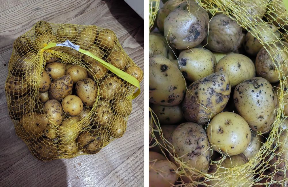 Картошка, купленная в магазине «Соседи». Фото:Threads.