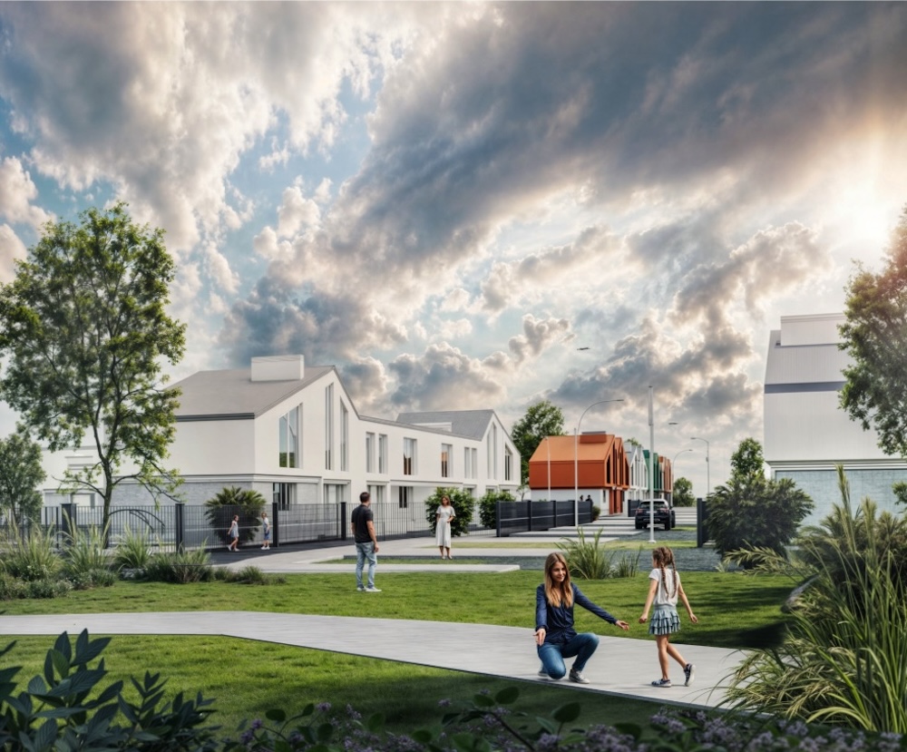 Проект домов новой застройки в районе Плоски в Бресте. Фото: wikidom.by.