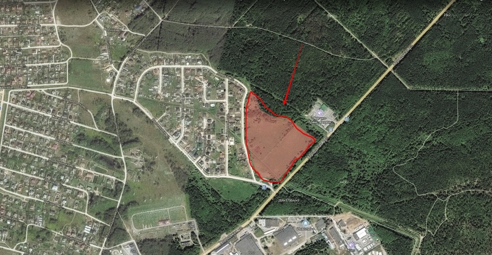 Очертания будущего квартала на Плоске в Бресте. Фото: wikkidom.by.