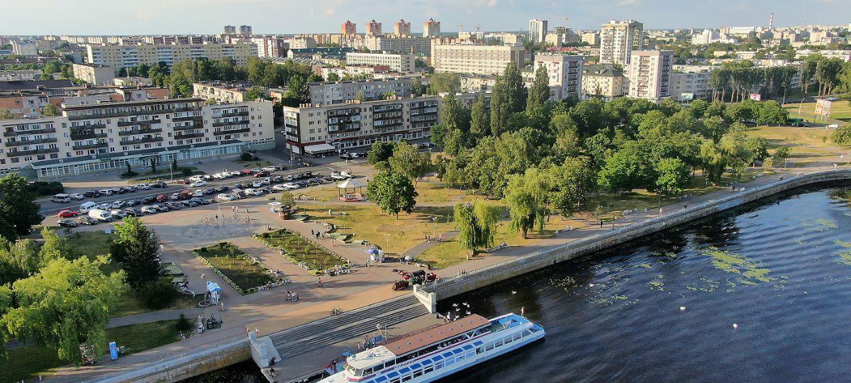 Брест, город, набережная