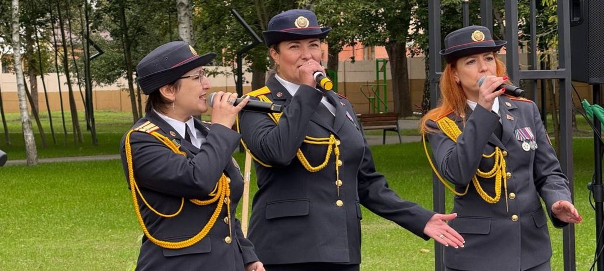 Открытие сквера на улице Папанина в Бресте. Фото: Брестский горисполком