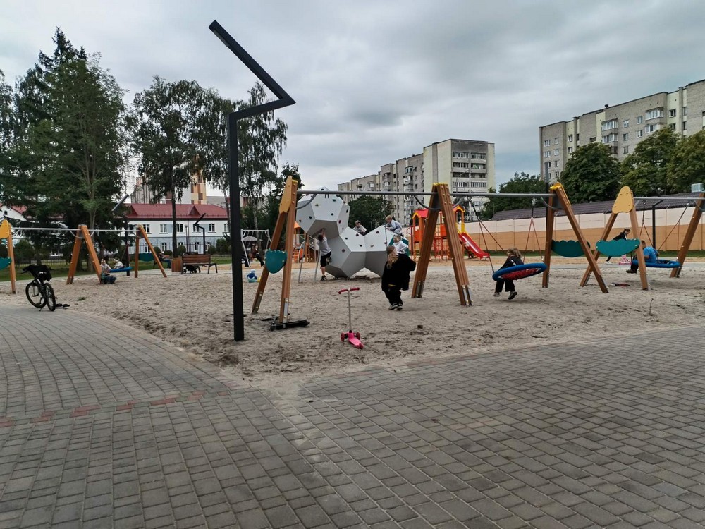 Сквер на улице Папанина в Бресте. Фото: Брестский горисполком