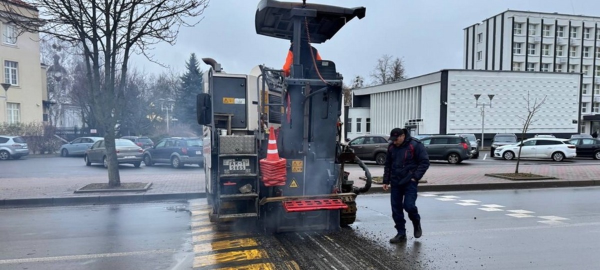 В центре Барановичей убрали лежачих полицейских