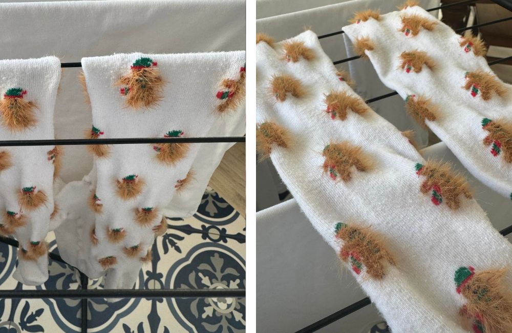 Колготы от Mark Formele после стирки.