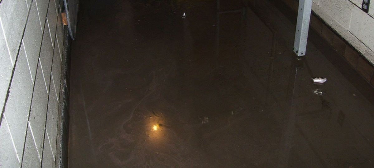 подвал, потоп